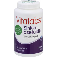 Vitatabs Zinc Acetate Apple 100 tabl. dietary supplement
