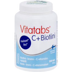 Vitatabs C+Biotiini 200 tabl. ravintolisä