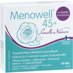 Menowell 45+ nutritional supplement