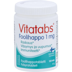 Vitatabs Folic acid 1 mg Folic acid tablet 150 tabl food supplement