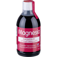 Magnesia Magnesiumsitraattimalaatti 500 ml ravintolisä