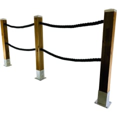 PatioN°rd Luoto 3m black rope railing