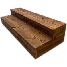 Patio Terraces 150cm 2-step outdoor stairs