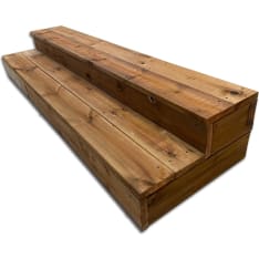 Patio Terraces 200cm 2-step outdoor stairs