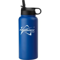 Prodigy 0.95l insulated drinking bottle with straw cap