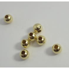 Pe-Kala 50 pcs 4mm Gold Decorative Bead