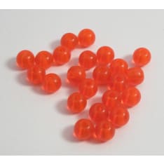 Pe-Kala 50 pcs 4mm Red Plastic Bead
