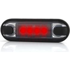Monsterlux Horus Black Optic Red LED Side Light