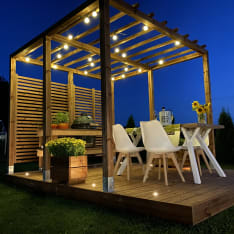 PatioN°rd Aava/Laaka 3x4 Pressure-treated timber decking set