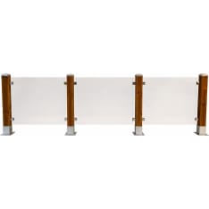 PatioN°rd Valo 4m glass balustrade