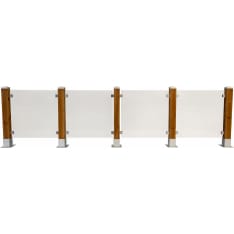 PatioN°rd Valo 5m glass balustrade