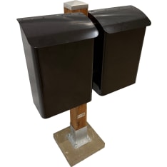 PatioN°rd Viesti letterbox stand with 2 letterboxes