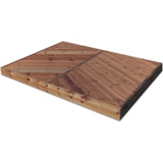 PatioN°rd Kaiku 2x2 Pre-finished decking made from pressure-treated timber