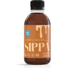 Sippa sokeriton Salt Caramel 250ml siirappi