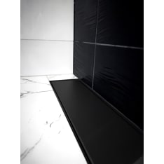 PP-Product tile-shaped 800 mm long stainless steel installation frame and floor drain cover