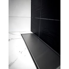 PP-Product tile-shaped 900 mm long stainless steel installation frame and floor drain cover