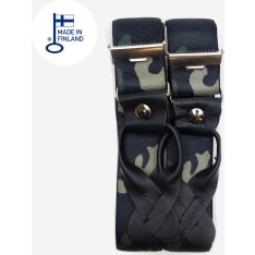 Boxer classics Camo men's 35 mm button suspenders