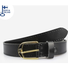 Finna men’s leather belt, 30 mm