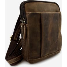 Boxer leather shoulder bag
