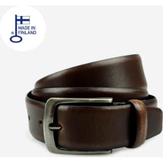 Finna men’s leather belt, 35 mm