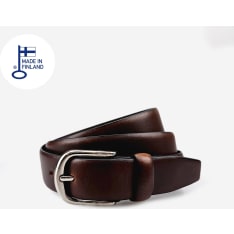 Finna men’s leather belt, 30 mm