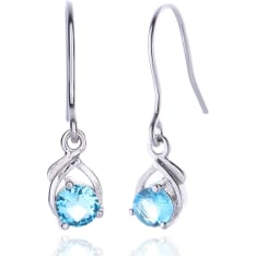Classic Silver Droppy Hook Earrings