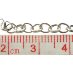 Farnia 3x4 mm hopea askarteluketju