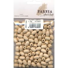 Farnia 12x8 mm puuhelmi