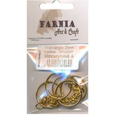 Farnia messinki avainrengas ketjulla