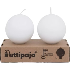 Puttipaja 2kpl jalallinen pallokynttilä