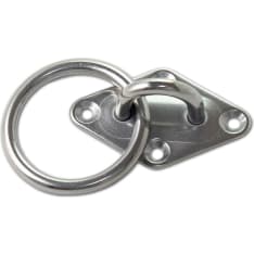 Arctic Marine 49/80 mm AISI 316 ring plate with loop