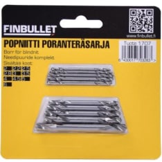 Finbullet 10-osainen popniitti poranteräsarja
