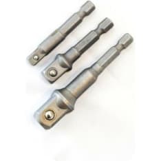 Finbullet 1/4" 3-osainen liitinvarsisarja