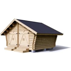 Kannala 14.7m² split-walled log barn