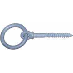 Arctic Marine galvanized boat ring with wooden thread