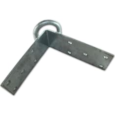 Arctic Marine hot-dip galvanized pier corner piece with loop