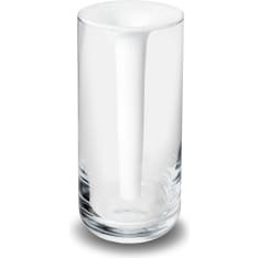 Clear/white vase for Tapio Kukka