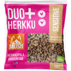 MUSH DUO+ Sensitive 150 g koiran herkku