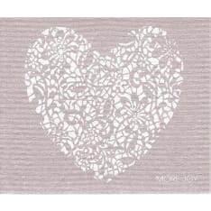 More Joy Wedding heart 17x21 cm eco cloth