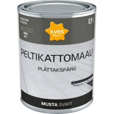 Ilves musta RR33 peltikattomaali