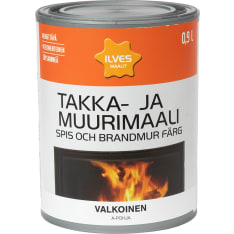 Ilves a-pohja valkoinen takkamaali