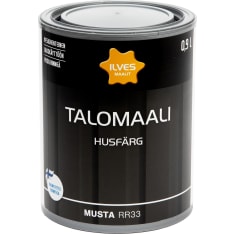 Ilves musta RR33 puolihimmeä talomaali