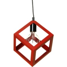 Matrolight Rubik red hanging lamp