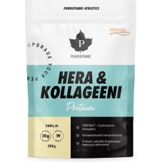 Puhdistamo Athletics Hera & Kollageeni Vanilja 500 g heraproteiinijauhe