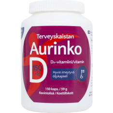 Terveyskaista Aurinko D 150 µg 150 kaps. Dietary Supplement