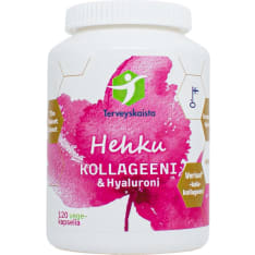Terveyskaista Hehku Kollageeni & Hyaluroni 120 kaps. Dietary Supplement