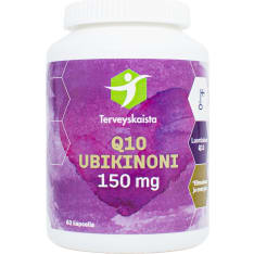 Terveyskaista Ubikinoni 150 mg 60 kaps. Dietary Supplement