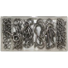 Mr-Product 151-piece screw hook assortment