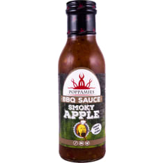 Poppamies Smoky Apple BBQ 410 g smoky and apple barbecue sauce
