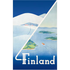 Come to Finland Finland Winter-summer postcard